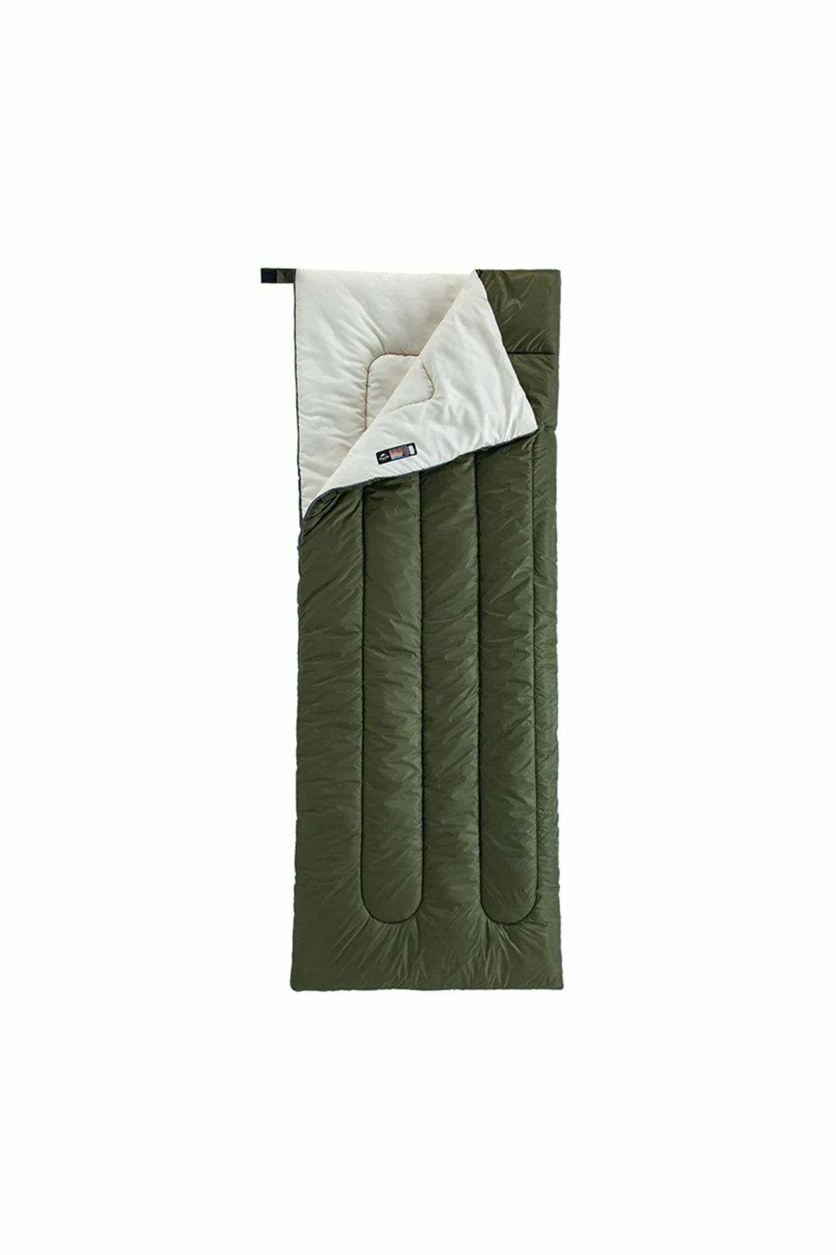 Naturehike H150 ( Std ) Zarf Tarzı Pamuklu Uyku Tulumu 12°c Yeşil