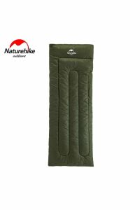 Naturehike H150 ( Std ) Zarf Tarzı Pamuklu Uyku Tulumu 12°c Yeşil