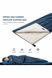 Naturehike H150 ( Std ) Zarf Tarzı Pamuklu Uyku Tulumu 12°c Yeşil