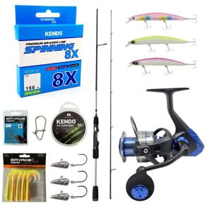 YekOutdoor Profesyonel Spin Olta Seti Okuma Helios SX Spin 2,70cm 15-45 gr 2 Parça Spin Kamışı-Okuma Safina SNW-3000A 4+1BB Olta Makinesi