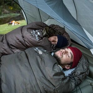 Naturehike U250 Zarf Tarzı Kapüşonlu Uyku Tulumu -10°c Mavi-Right