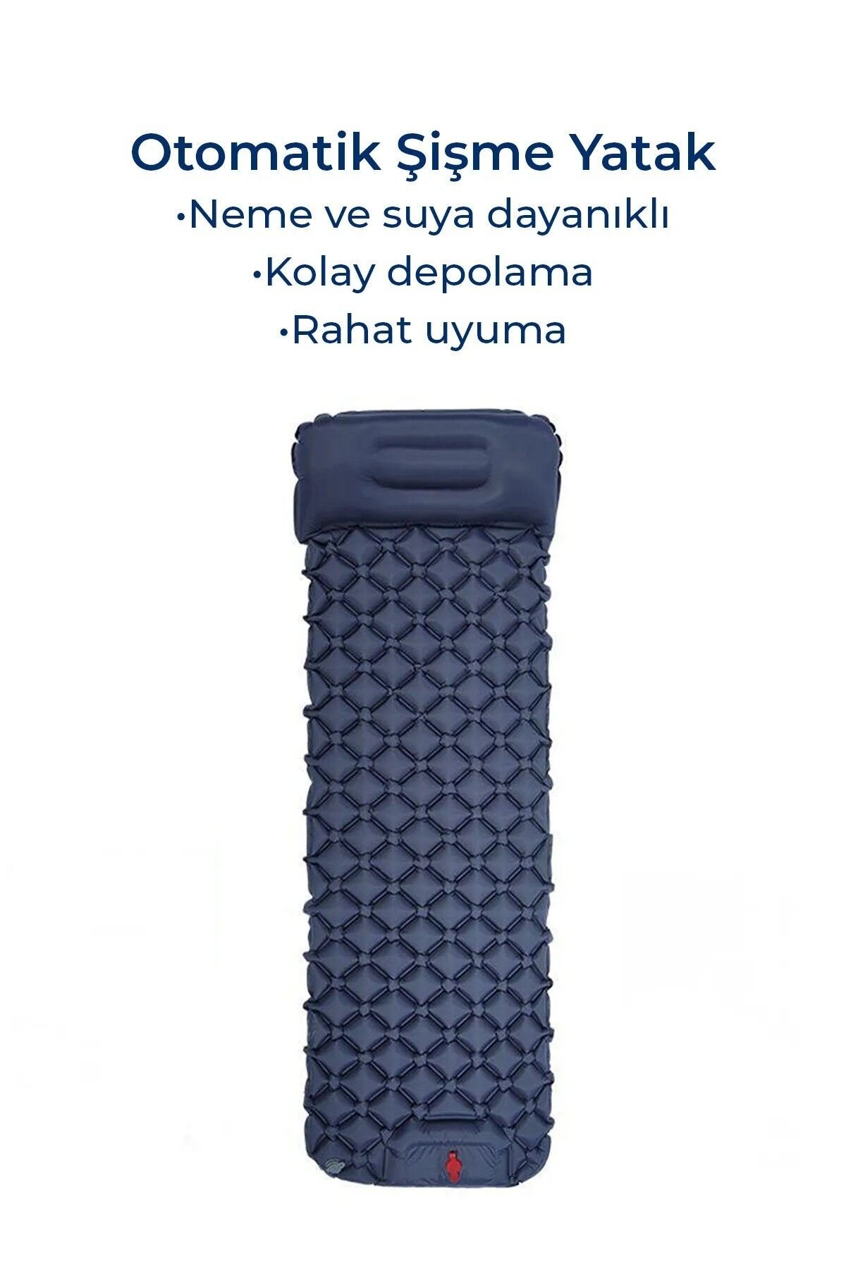 Yek Outdoor Kendiliğinden Şişen Tek Kişilik Katlanır Kamp Yatağı- Kamp Matı 190x66cm