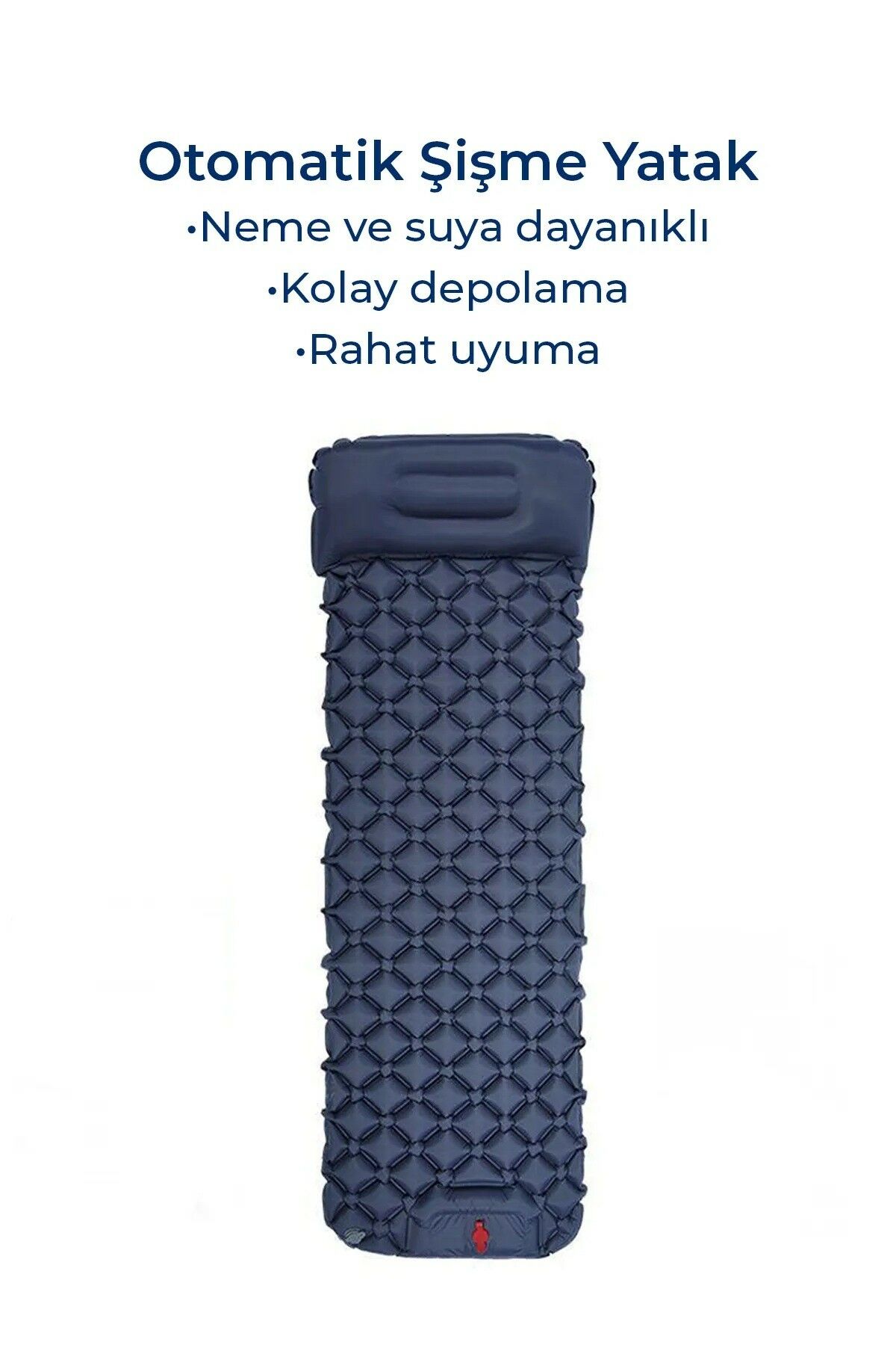 Yek Outdoor Kendiliğinden Şişen Tek Kişilik Katlanır Kamp Yatağı- Kamp Matı 190x66cm