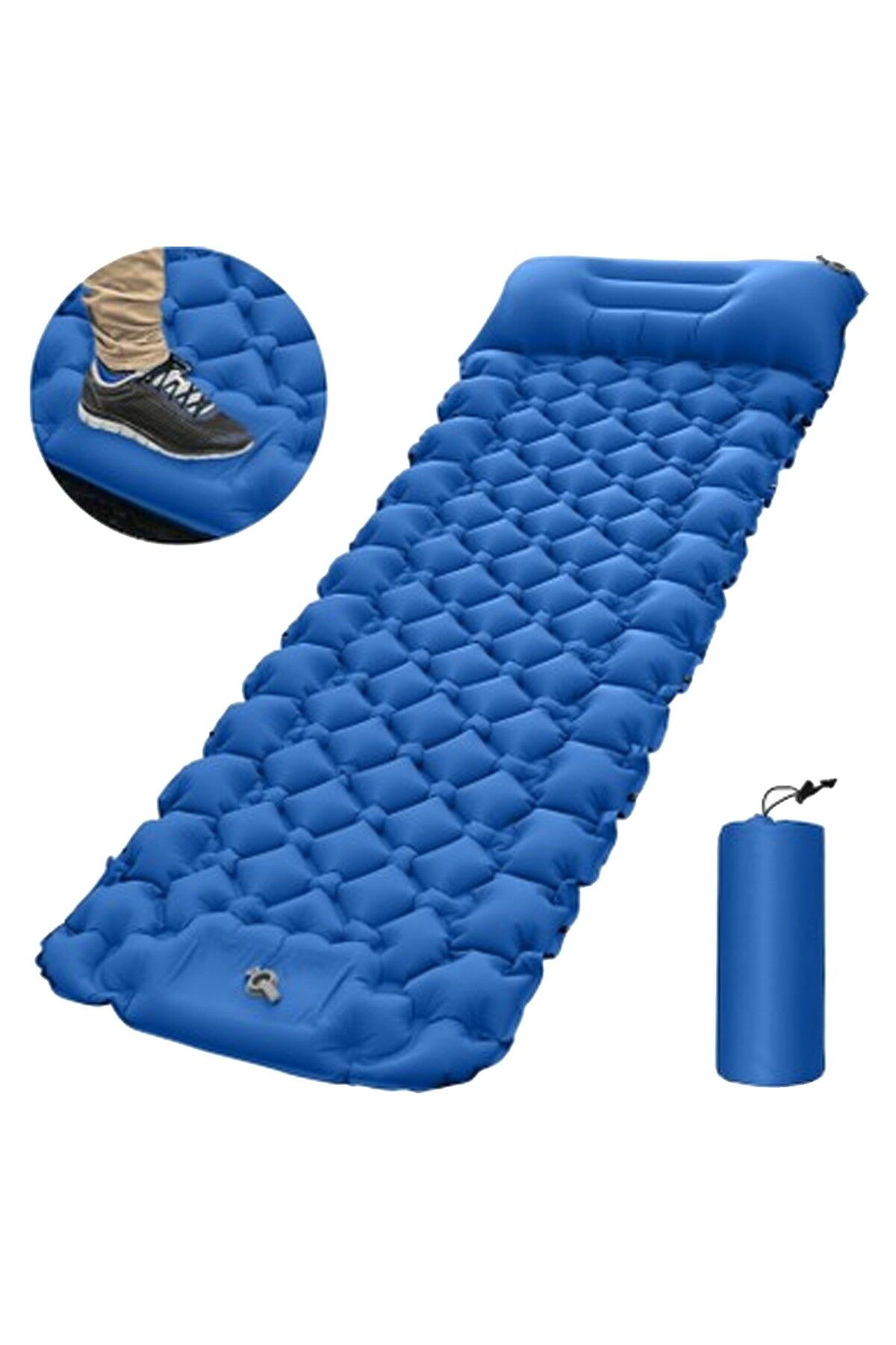 Yek Outdoor Kendiliğinden Şişen Tek Kişilik Katlanır Kamp Yatağı- Kamp Matı 190x66cm