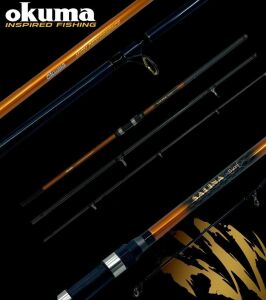 YekOutdoor Profesyonel Olta Seti Okuma Salina Surf 14' 420 cm 3 Parça Surf Kamışı&Okuma Avenger Av-6000 6+1BB Olta Makinesi