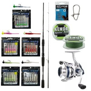 YekOutdoor HookWorm LRF Seti Okuma Wave Power 213 cm 0-8 gr Lrf Kamışı&Okuma ARIA-1000a 1BB Olta Makinesi