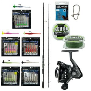YekOutdoor HookWorm LRF Seti Okuma Epixor Ultra Light Game 213cm 1-8gr Olta Kamışı&Okuma Acuador ACU-1000A 3+1BB Olta Makinesi