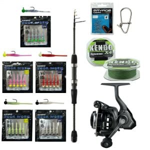 YekOutdoor HookWorm LRF Seti Okuma Lrf-Tele-706UL 212cm 1-8 gr Lrf Kamışı&Okuma Acuador ACU-1000A 3+1BB Olta Makinesi