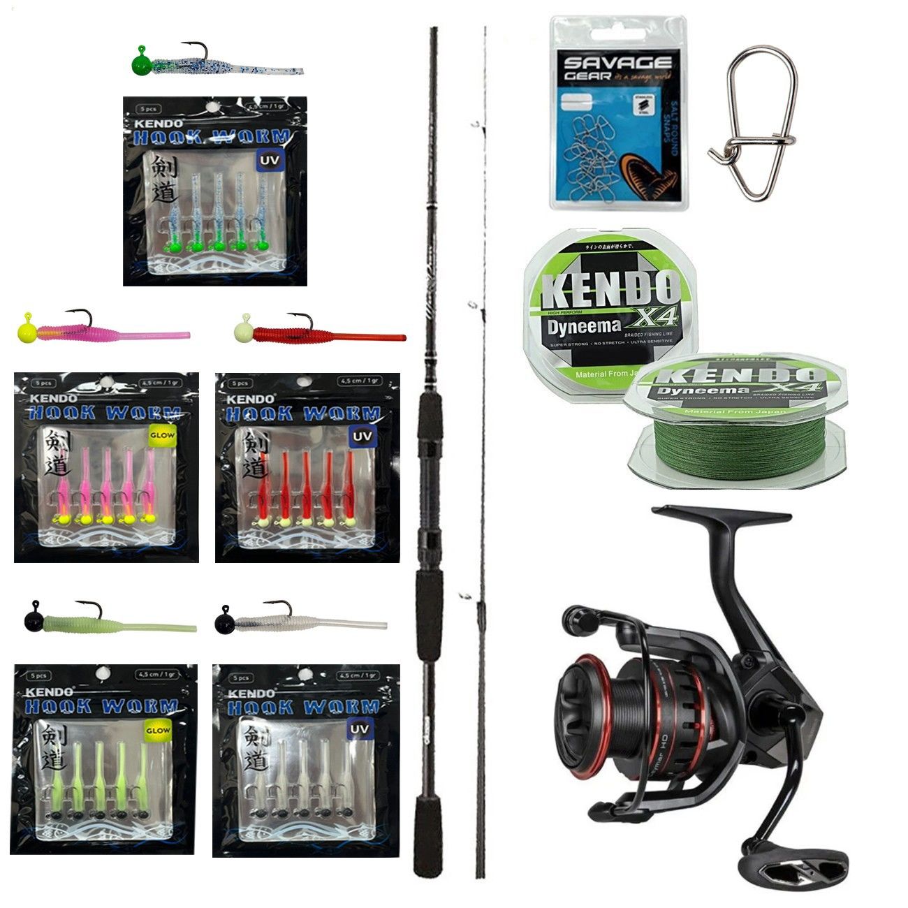 YekOutdoor HookWorm LRF Seti Okuma Wave Power 213 cm 0-8 gr Lrf Kamışı&Okuma Ceymar HD CHD-1000A 7+1BB Olta Makinesi