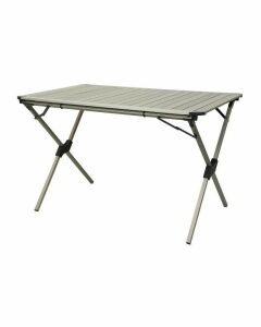 YekOutdoor Katlanabilir Alüminyum Kamp Masası ve 4 Kişilik Konforlu Kamp Sandalyesi Seti