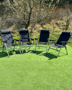 4'LÜ KATLANIR LÜX SANDALYE SET