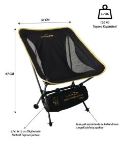 CAMPOUT PRATİK KAMP SANDALYESİ