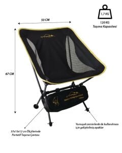 CAMPOUT PRATİK KAMP SANDALYESİ