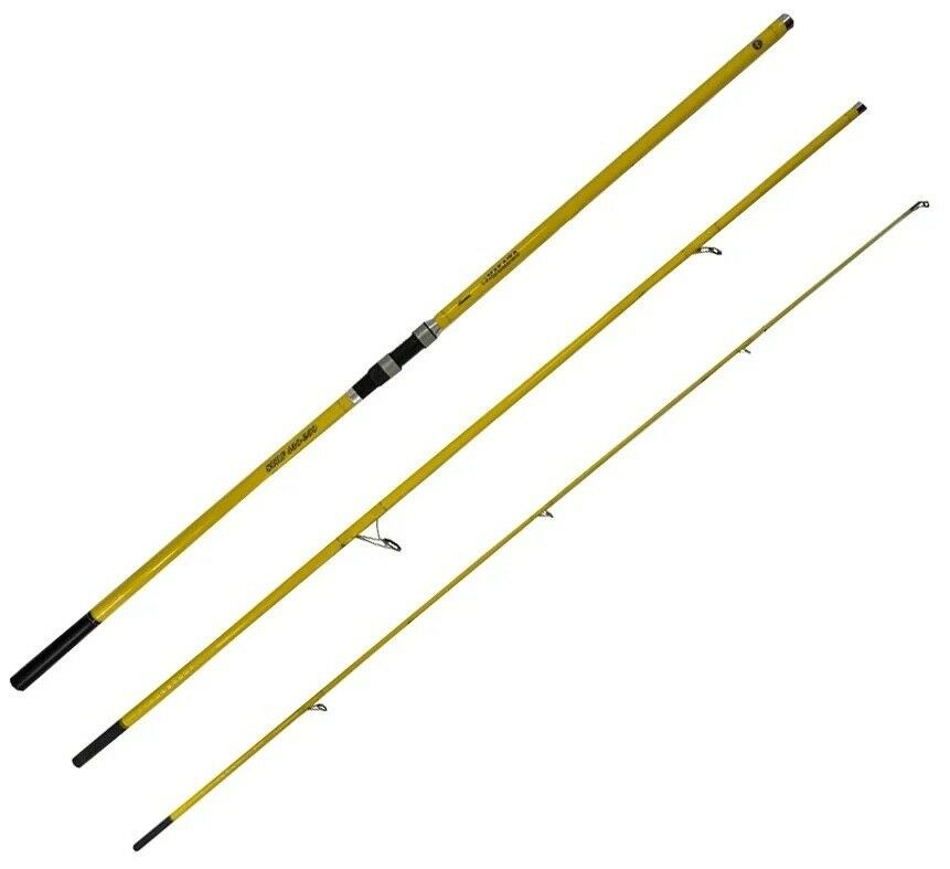 YekOutdoor Yüksek Performans Okuma Olta Seti Okuma Makaira Surf 4,30 cm 100-250 gr 3 Parça Yellow Surf Kamışı&Savage Gear SGS8 8000 FD 8+1BB Olta Makinesi