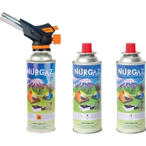 NURGAZ FIRE BIRD TORCH + 2 KARTUS