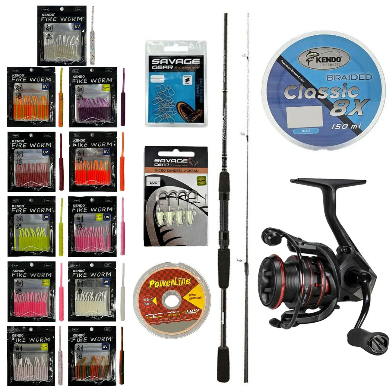 YekOutdoor FireWorm LRF Seti Okuma Wave Power 228 cm 2-12 gr Lrf Kamışı&Okuma Ceymar HD CHD-2500A 7+1BB Olta Makinesi