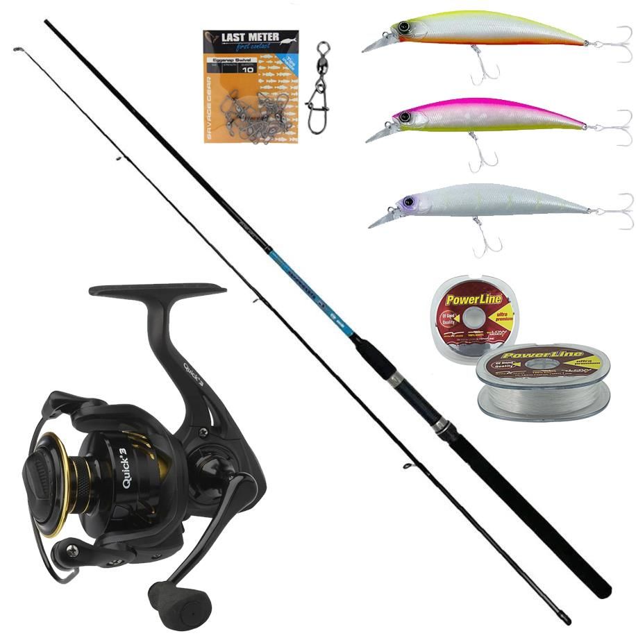 YekOutdoor Spin Seti Okuma G-Power Spin 9' 270cm 7-35 gr 2 Parça Spin Kamışı-Dam Quick 3 4000 Fd 9+1 BB Olta Makinesi