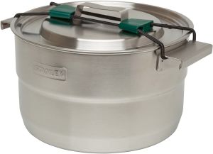 Stanley Adventure Çelik Kamp Pişirme Seti (21 Parça Set) 3.5 L, Paslanmaz Çelik, İç İçe Geçer