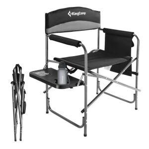 KingCamp Ash Comfort Katlanır Kamp Sandalyesi Grey
