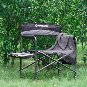 KingCamp Ash Comfort Katlanır Kamp Sandalyesi Grey