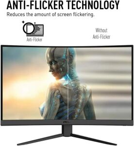 MSI OPTIX G27CQ4 Gaming Monitör, 27''inç Oyun Monitörü, Kavisli (Curved), WQHD, VA, 165HZ, 1MS, HDMI+DP