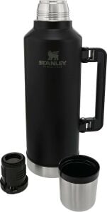 Stanley 2.3 L Klasik Vakumlu Çelik Termos Siyah