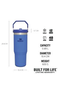Stanley The IceFlow Flip Straw Pipetli Termos Bardak 0,89 LT