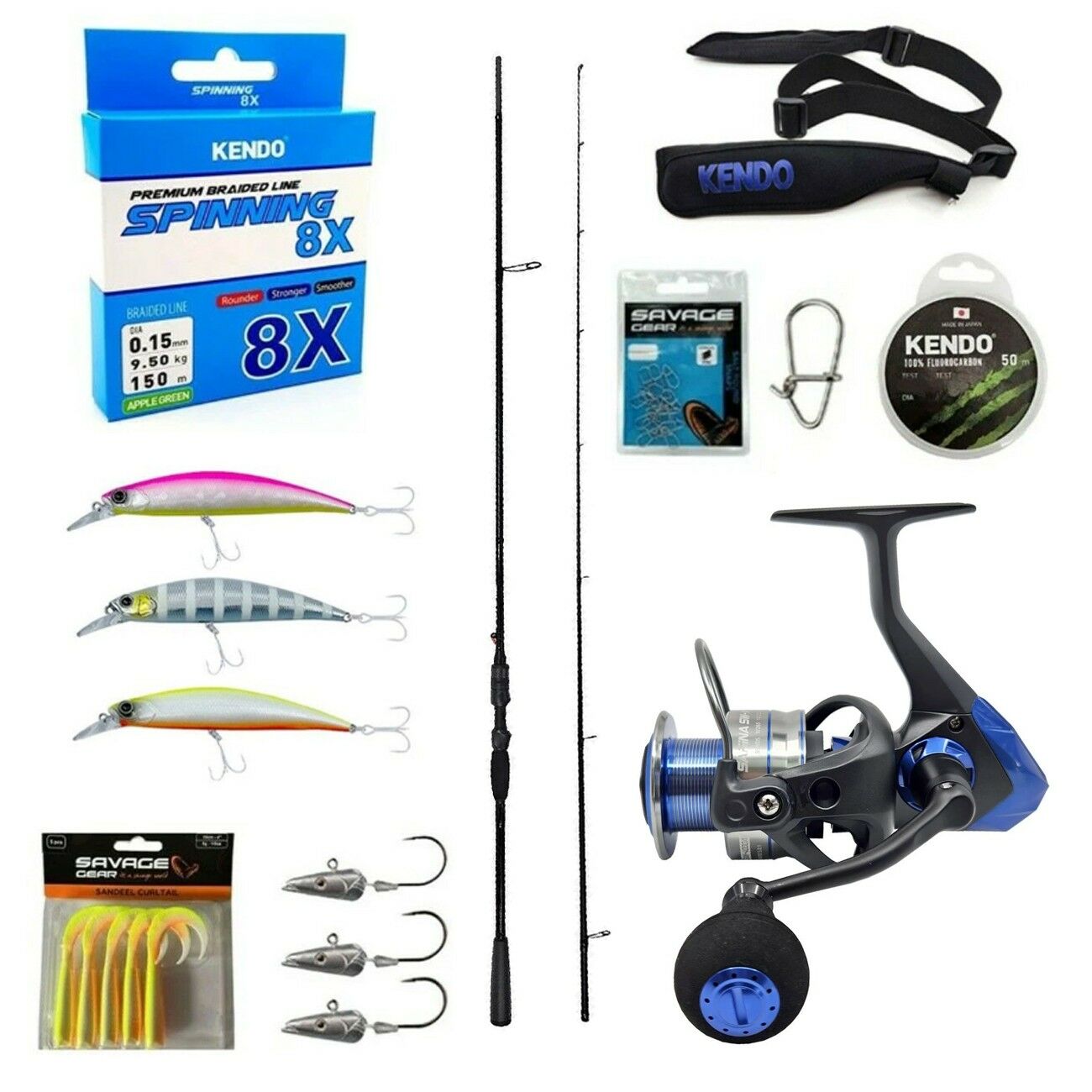 Yek Outdoor Profesyonel Okuma Spin Seti Okuma Psycho Stick Game 243cm Ex-Fast 15-40gr 2 Parça Olta Kamışı&Okuma Safina SNW-4000A Olta Makinesi