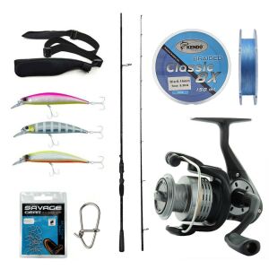 Yek Outdoor Spin Olta Seti Okuma Psycho Stick Game 274cm Ex-Fast 15-40gr 2 Parça Olta Kamışı&Okuma Revenger RV-40 FD Olta Makinesi