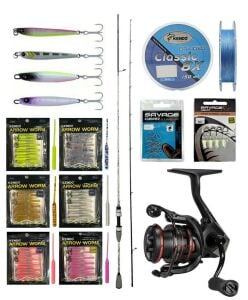 YekOutdoor Arrow Worm LRF Seti Kendo Kenshi Pro 2.10m 1-7 gr Olta Kamışı&Okuma Ceymar CHD-1000A Olta Makinesi