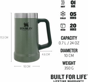 Stanley Adventure Vakumlu 0.70 Lt. Termos Bardak Yeşil