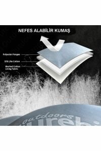 Naturehike L250 Zarf Tarzı Kapüşonlu Uyku Tulumu -10°c Mavi