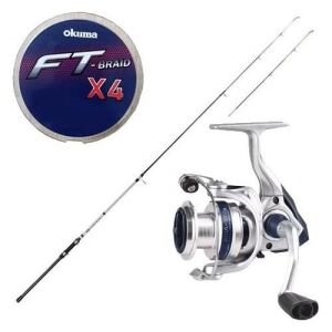 Yek Outdoor Tekne ve Bot Kamışı Seti Okuma Classic Ufr Tele Boat 5' 150CM 120G Bot Kamışı & Okuma ARIA-C4000A Painting Silver 1bb Olta Makinesi