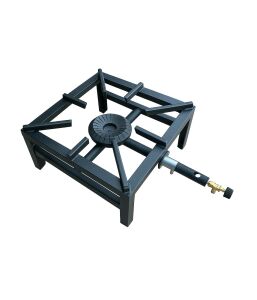 Yek Outdoor Yüksek Isılı Kare Volkan Ocak 40x40cm - Yer Ocağı Regülatörlü Set
