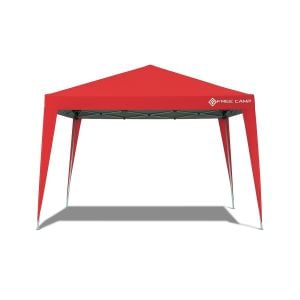 Yek Outdoor 3 X 3 M Katlanır Portatif Polyester Gazebo - Çardak - Bahçe Kamelyası & Gölgelik Kırmızı