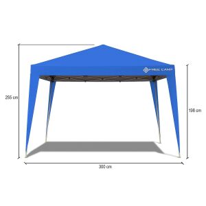 Yek Outdoor 2.4 X 2.4 M Katlanır Portatif Polyester Gazebo - Çardak - Bahçe Kamelyası & Gölgelik Mavi