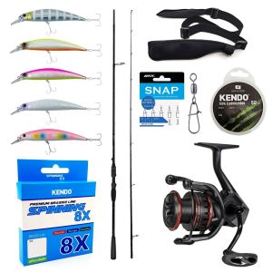 YekOutdoor Okuma Profesyonel Spin/LRF Seti Okuma Psycho Stick Game 274cm Ex-Fast 15-40gr 2 Parça Olta Kamışı&Okuma Ceymar HD CHD-2500A Matt Black 7+1BB Olta Makinesi