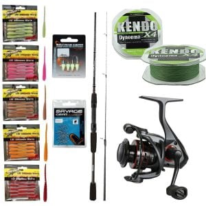 YekOutdoor Silikonlu LRF Seti Okuma Wave Power 228 cm 2-12 gr Lrf Kamışı&Okuma Ceymar C-2500A 7+1BB Olta Makinesi