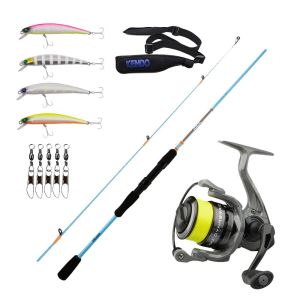 YekOutdoor Okuma Spin Olta Seti Okuma Fuel Spin 2,44 cm 15-40 gr 2 Parça Spin Kamışı&Dam Quick Dynabraid 4 4000S FD 3+1BB Olta Makinesi