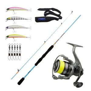 YekOutdoor Okuma Spin Olta Seti Okuma Fuel Spin 2,74 cm 7-30 gr 2 Parça Spin Kamışı&Dam Quick Dynabraid 4 4000S FD 3+1BB Olta Makinesi