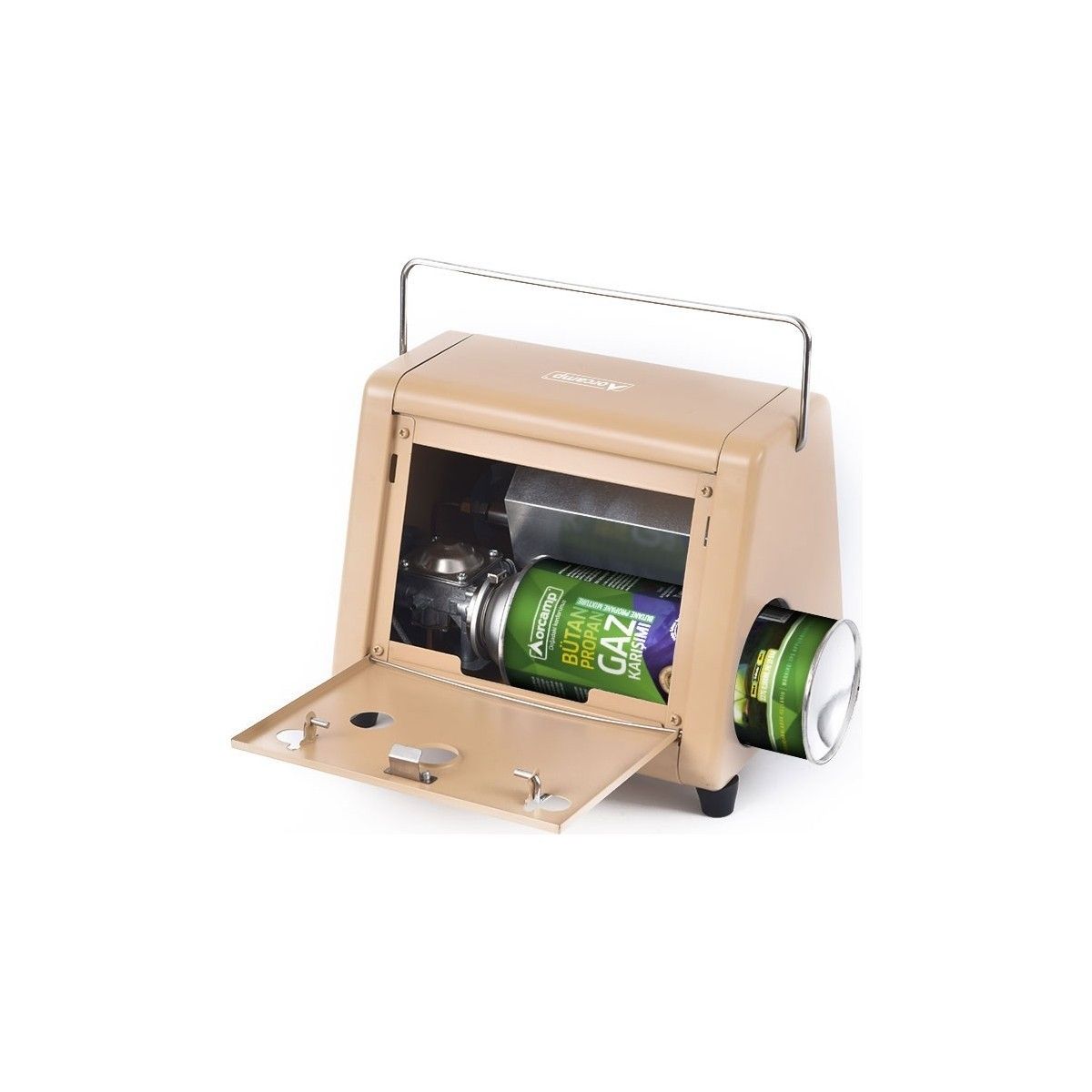 Orcamp Hota Portatif Soba Bej 4 Kartuşlu Set