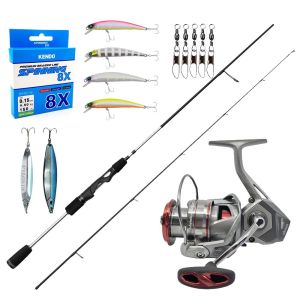 YekOutdoor Üst Düzey Okuma Spin Olta Seti  Okuma Helios SX Spin 2,70cm 15-45 gr 2 Parça Spin Kamışı&Okuma Metolius MTL-4000A 7+1bb Olta Makinesi