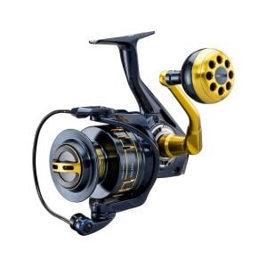 YekOutdoor Profesyonel Olta Seti Okuma Makaira Surf 4,30 cm 100-250 3 Parça Yellow Surf Kamışı&Okuma Salina SA-8000A Blue 6+1BB Olta Makinesi