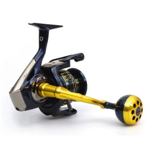 YekOutdoor Profesyonel Olta Seti Okuma Makaira Surf 4,30 cm 100-250 3 Parça Yellow Surf Kamışı&Okuma Salina SA-8000A Blue 6+1BB Olta Makinesi