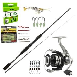 YekOutdoor Okuma LRF Olta Ful Silikonlu Set Okuma Wave Power 213 cm 0-8 gr Lrf Kamışı&Dam Quick 1 2000 Fd 3+1 bb Olta Makinesi