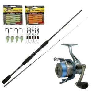 YekOutdoor Okuma LRF Olta Silikonlu Set Okuma Wave Power 228 cm 2-12 gr Lrf Kamışı&Lineaeffe Blızzard FD 3+1bb 20 Olta Makinesi