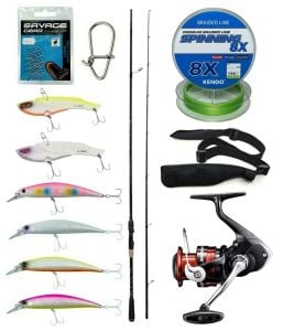 Yek Outdoor Spin Olta Seti Kendo Kenshi Pro 2.65m 10-35gr Olta Kamışı&Shimano Sienna 4000 Fg Spin Makinesi