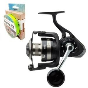 YekOutdoor Savage Gear SGS8 10000 FD 8+1BB Olta Makinesi&Kendo Jigging 8X Flash 300 mt Örgü İp (FLUO GREEN)