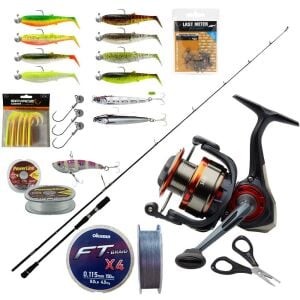 YekOutdoor Jigging Olta Seti Okuma Cavalla Slow Jigging Spin 6'8'' 203cm M 50-150GR 1+1 Parça & Savage Gear SG2 2500 FD 5+1BB Olta Makinesi