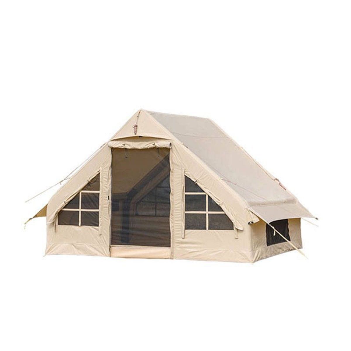 YekOutdoor Dört Mevsim Su Geçirmez 6 Kişilik Lüks Şişme Kamp Çadırı 300x210x190cm